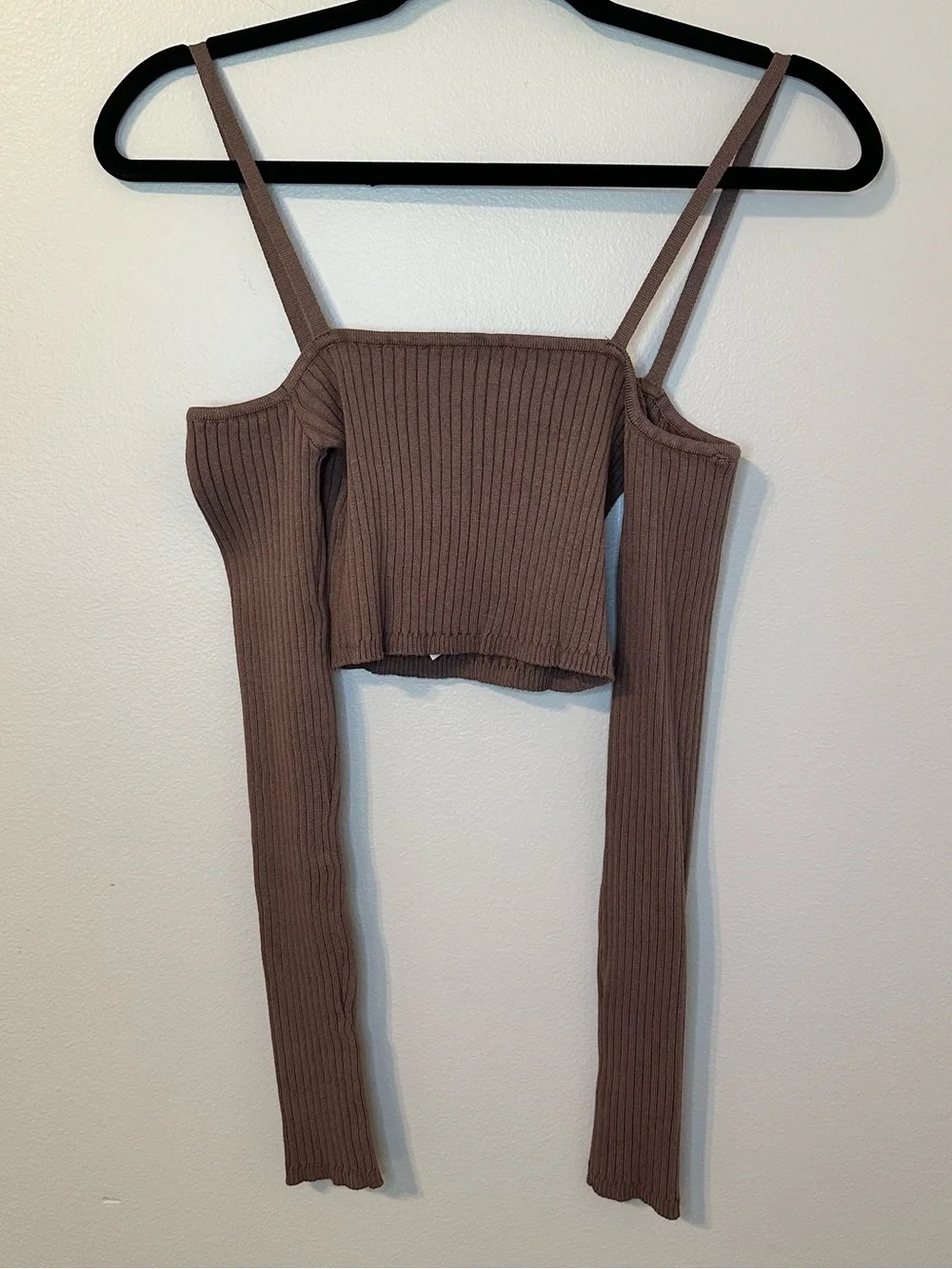 ZARA Matching Ribbed Pants Set - Picture 4 of 8